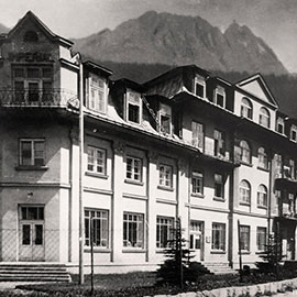 historyczny widok hotelu Imperial